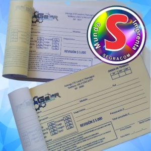 Talonario 1/2 carta 50/2